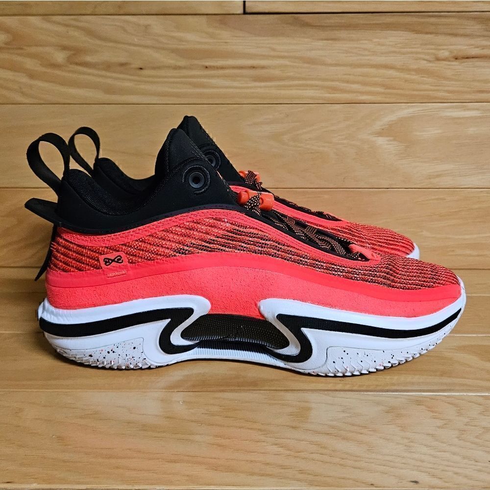 Air Jordan XXXVI 36 Low Size 10 Basketball Shoe Infrared Red Black DH0833-660
